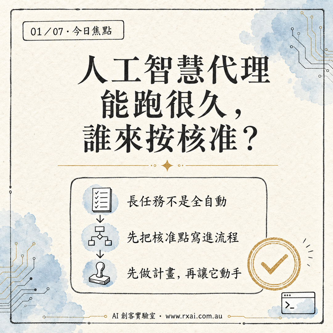 Meta Muse Code 長任務 coding agent 與人工核准、復原流程的繁體中文視覺