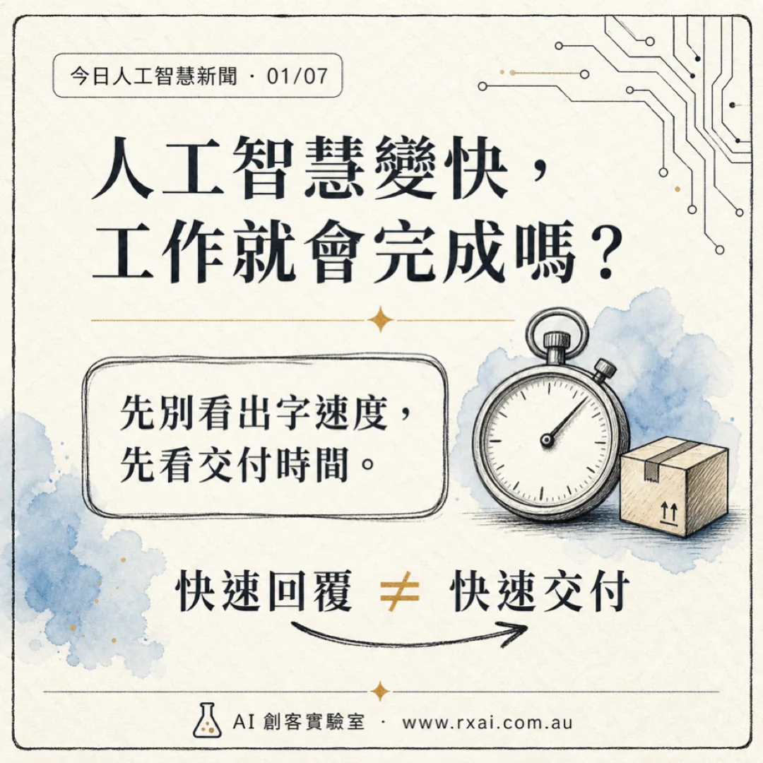 人工智慧變快與任務完成時間碼表的繁體中文視覺